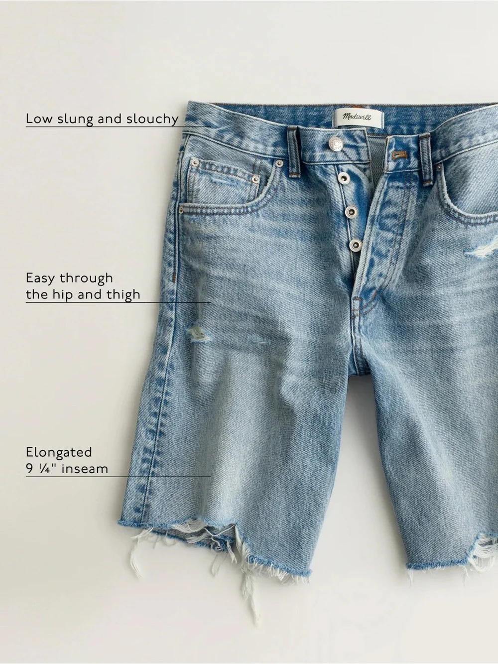 Madewell The Essex Long Baggy Short NWT sz 24